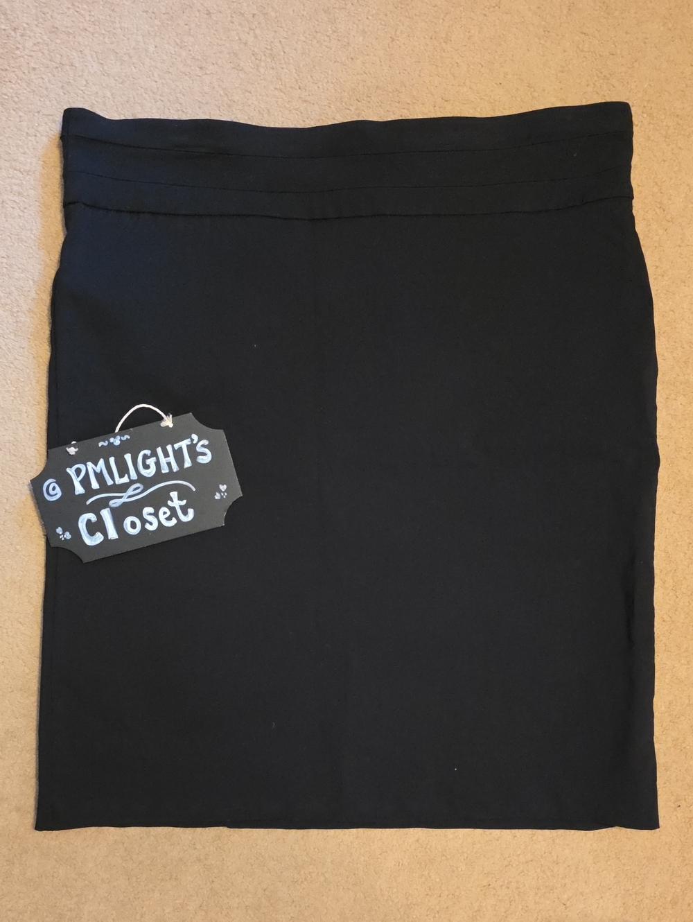 Briggs Classic Black Pencil Skirt 16 New